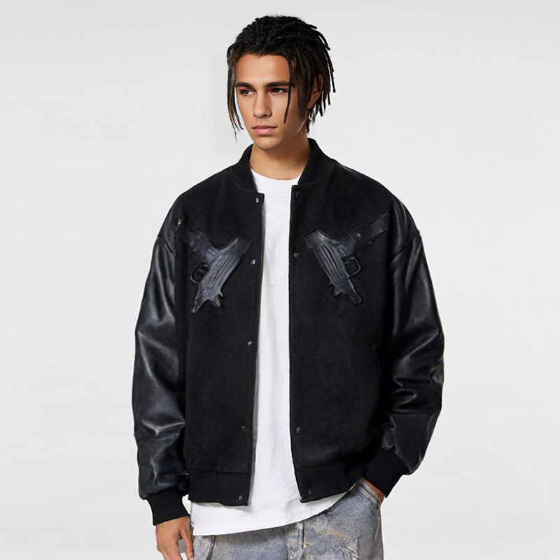 Double Guns Leather Jacket