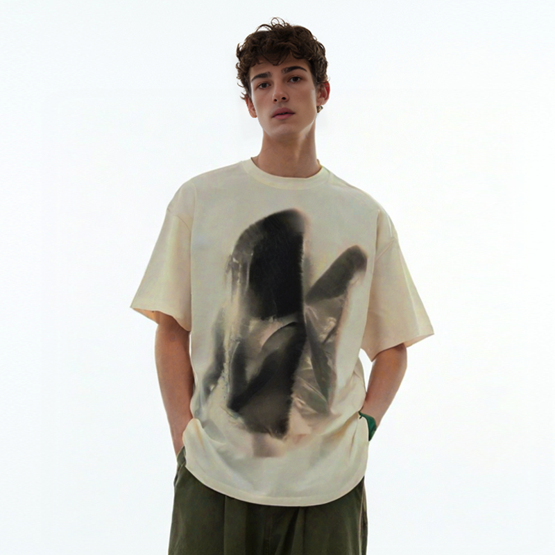 “Being Wrapped" Cotton T-shirt