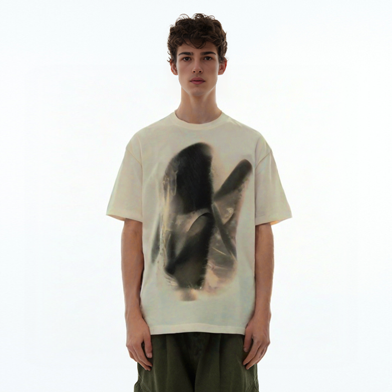 “Being Wrapped" Cotton T-shirt