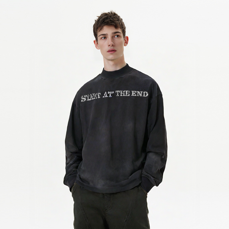 “Start At The End“ long sleeve T-shirt